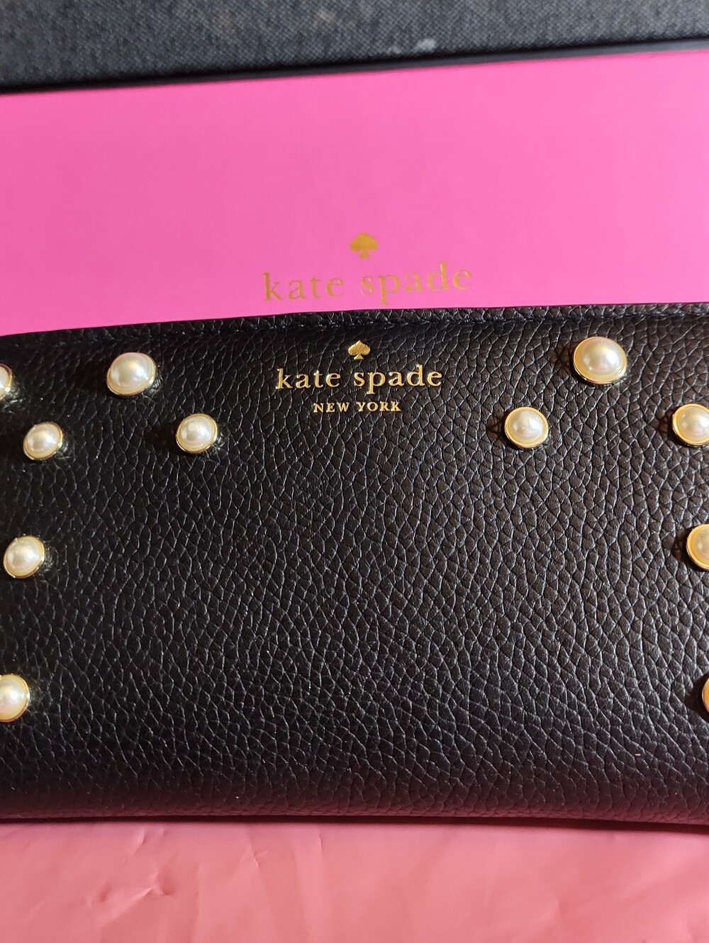 Kate Spade Pearl Adorned Wallet